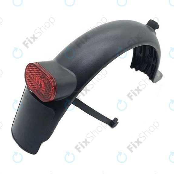 Parafango posteriore con luce e staffa per Xiaomi Mi Electric Scooter 1S, Essential, Pro 2, 3, 3 Lite, Black