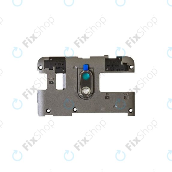 Telaio centrale e antenna per Nokia 2 Dual SIM TA-1029, Black, S0A044580A0, Genuine Service Pack