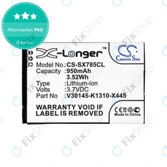 Batteria per Siemens Gigaset, Openstage, SL, V30145-K1310-X445, Li-Ion, 950mAh, 3.7V, HQ