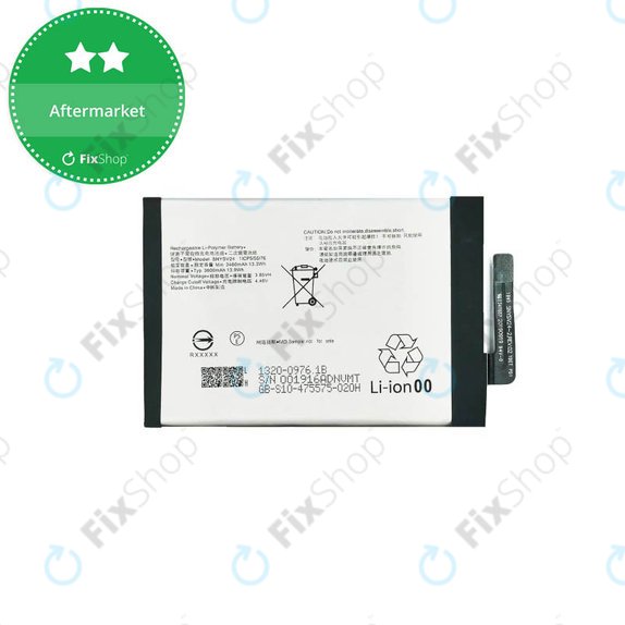 Batteria per Sony Xperia 10 II, SNYSV24, 3600mAh