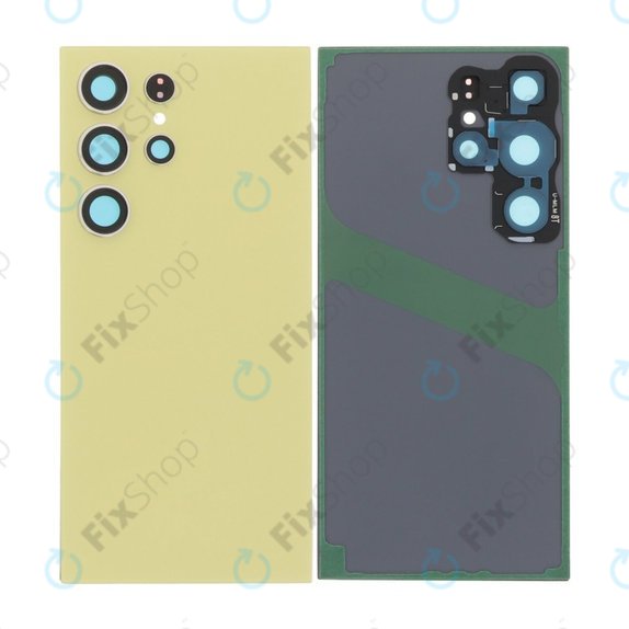 Gruppo cover batteria per Samsung S24 Ultra S928B, Titanium Yellow