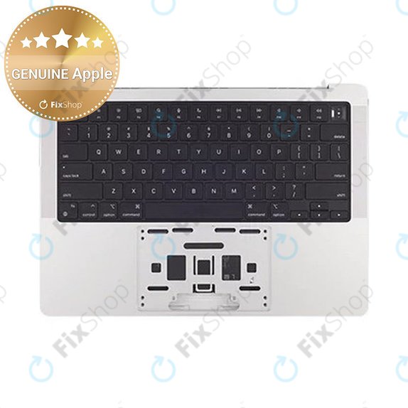 Top case con tastiera US e batteria per MacBook Pro 14", A2442 (2021), A2779 (2023), Silver, 661-21973, Genuine Apple