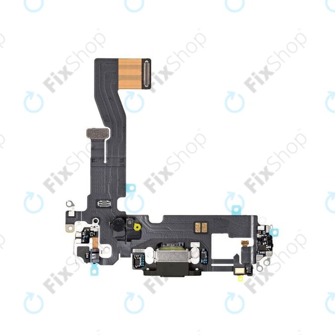 Connettore di ricarica con Cavo flex per iPhone 12, 12 Pro, Black