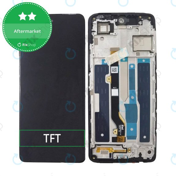 Schermo per Infinix Note 30, Obsidian Black, Vetro touch con cornice