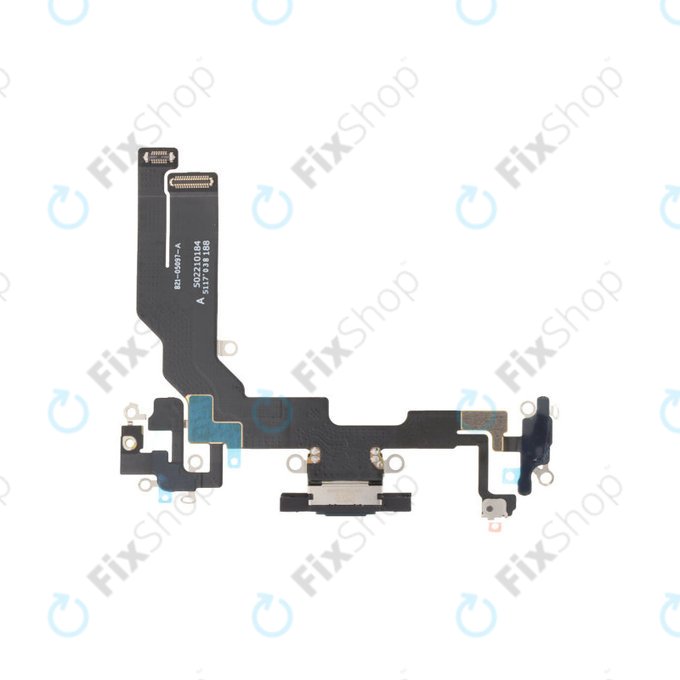 Connettore di ricarica e Cavo flex per iPhone 16e, 17e, Black