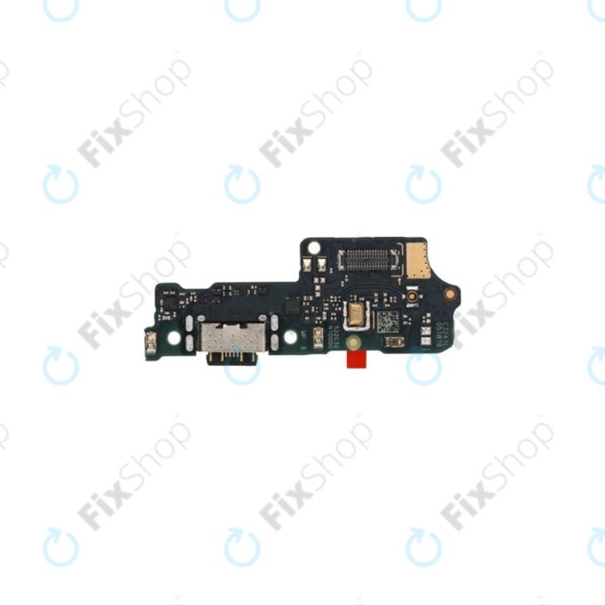 Scheda PCB con connettore di ricarica e microfono per Xiaomi Poco C40, 560002C3QP00, Genuine Service Pack