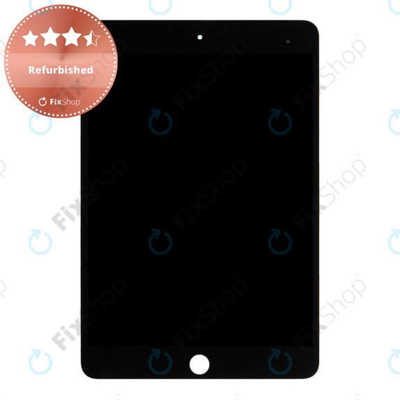 Schermo LCD per iPad Mini 5, Black, Vetro touch senza cornice, Refurbished