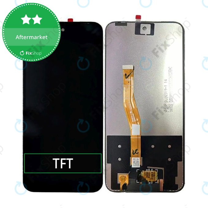 Schermo LCD per Nokia XR21, Vetro touch senza cornice