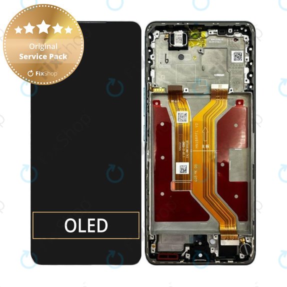 Schermo per Honor Magic7 Lite, Jade Cyan, Vetro touch con cornice, 0235AmmN, Genuine Service Pack