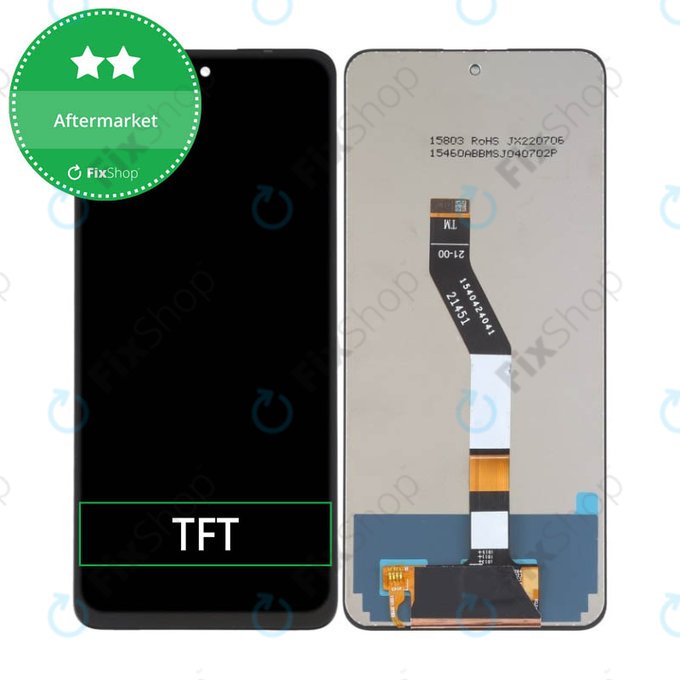 Schermo LCD per Xiaomi Poco M4 Pro 5G 21091116AG, Vetro touch senza cornice