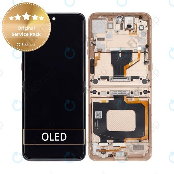 Schermo per Motorola Razr 60 Ultra, Mountain Trail, Vetro touch con cornice, 5D68C29812, Genuine Service Pack