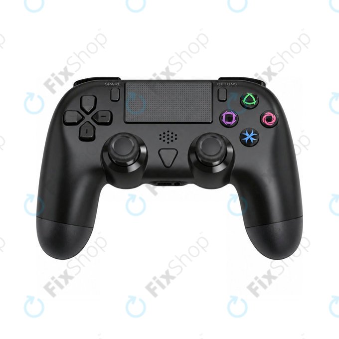 Controller wireless DualShock 4 V2 per Sony PlayStation 4, 4 Slim, 4 Pro, Black