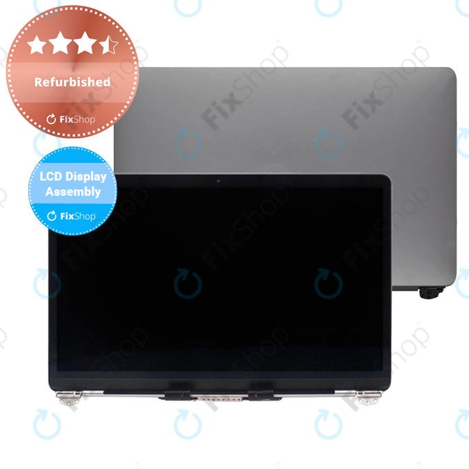 Schermo LCD per MacBook Air 13" A2337 (2020), Space Gray, Display, Vetro frontale, Scocca, Refurbished