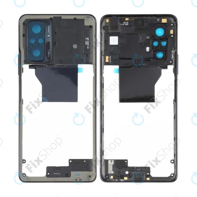 Telaio centrale per Xiaomi Redmi Note 10 Pro, Grigio onice