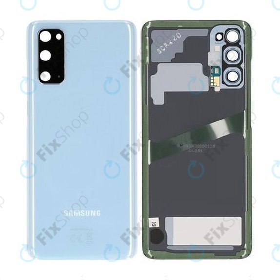 Cover batteria per Samsung S20 G980F, Cloud Blue, GH82-22068D, GH82-21576D, Genuine Service Pack