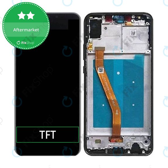 Schermo per Huawei Nova 3, Black, Vetro touch con cornice
