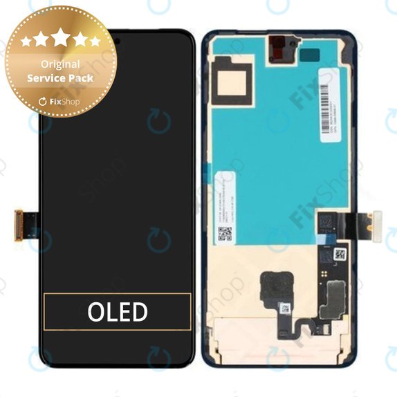 Schermo LCD per Google Pixel 8 Pro GC3VE, G1MNW, Vetro touch senza cornice, G949-00688-01, Genuine Service Pack