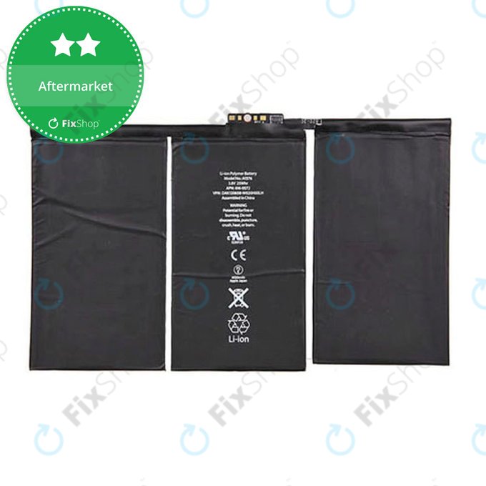 Batteria per iPad 2, 6500mAh