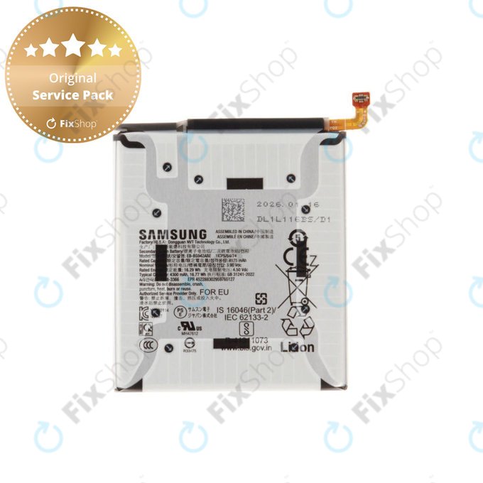 Batteria per Samsung S26, EB-BS942ABE, GH82-39193A, Genuine Service Pack