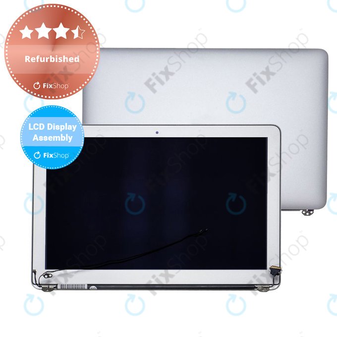 Schermo LCD per MacBook Air 13" A1466 (Mid 2010 - Mid 2012), Display, Vetro frontale, Scocca, Refurbished
