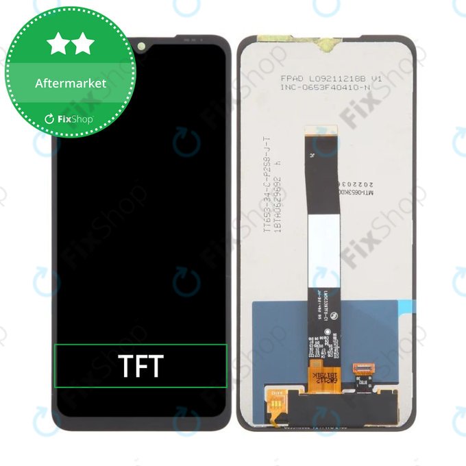 Schermo LCD per Umidigi Bison X10, Vetro touch senza cornice
