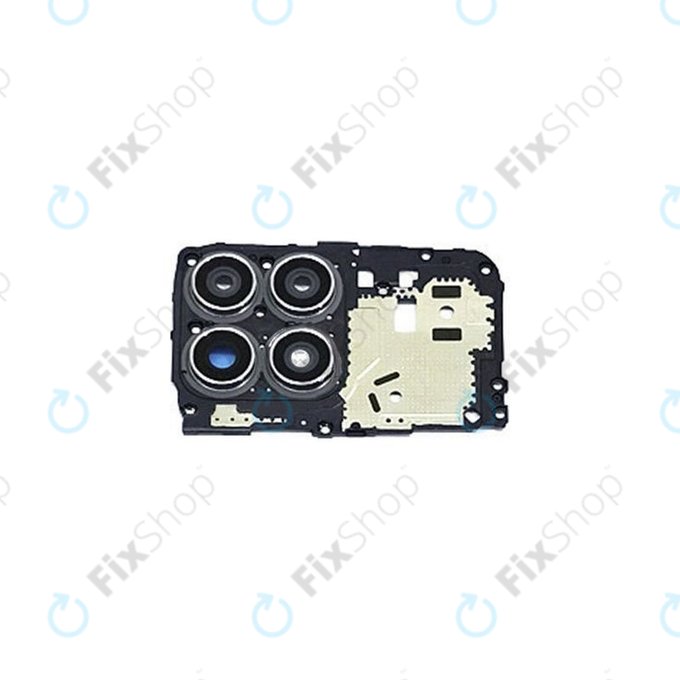 Cover scheda madre e lente fotocamera posteriore per Honor X8, Titanium Silver