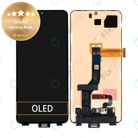 Schermo per Samsung S20 Plus G985F, Vetro touch senza cornice, GH96-13030A, Genuine Service Pack