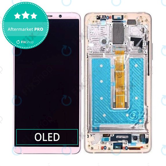 Schermo OLED per Huawei Mate 10 Pro, Pink Gold, Vetro touch con cornice