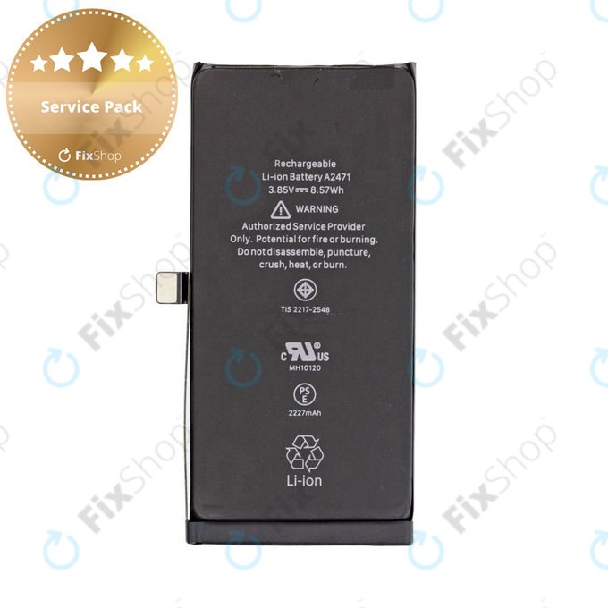 Batteria per iPhone 12 Mini, 2227mAh, A2471, Service Pack
