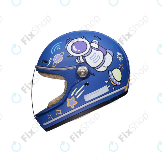 Casco da bambino per monopattino elettrico e bicicletta 46-52cm, Astronaut
