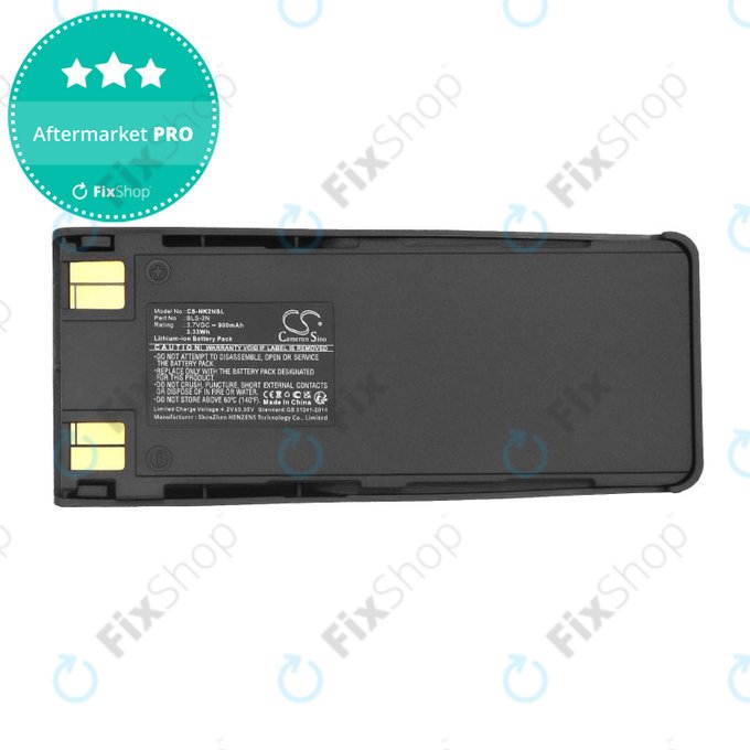 Batteria per Nokia 1260, 5120, 5110, 6210, 6310, 7100, BLS-2N, Li-Ion, 3.7V, 900mAh, HQ