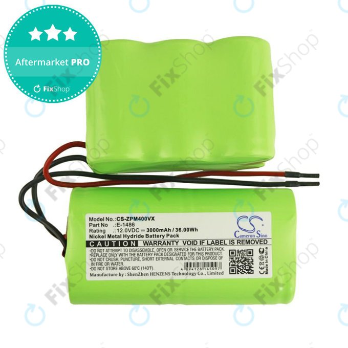 Batteria per Zepter PWC 400 Turbohey, E-1486, Ni-MH, 3000mAh, 12V, HQ