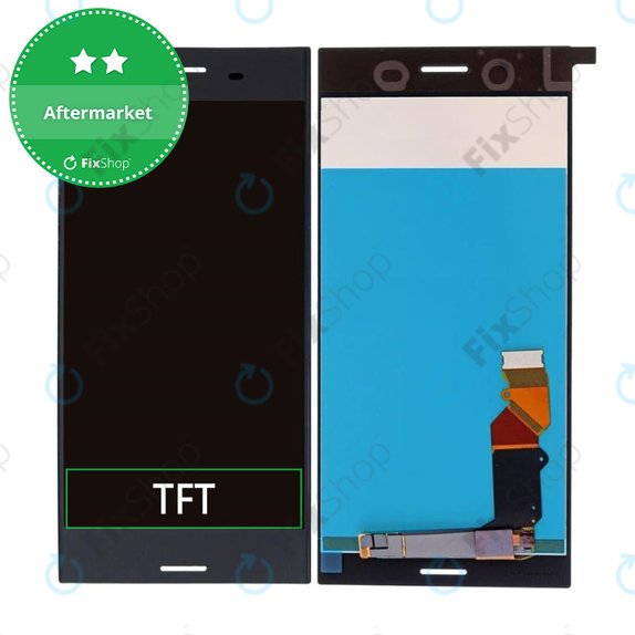Schermo LCD per Sony Xperia XZ Premium Dual G8142, Deepsea Black, Vetro touch senza cornice