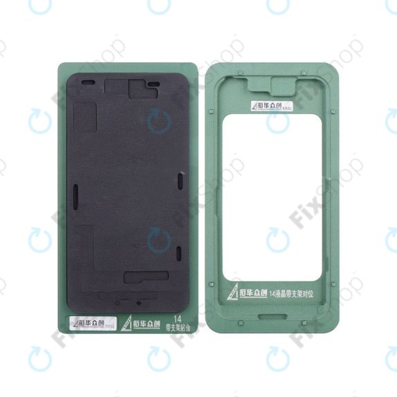 Stampo di allineamento con tappetino di laminazione con cornice per iPhone 14, XHZC