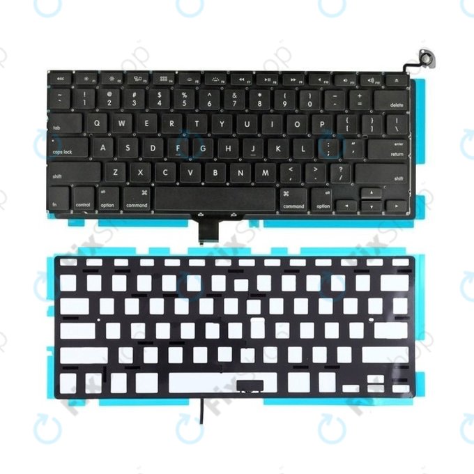 Tastiera con retroilluminazione US per MacBook Pro 13" A1278 (Mid 2009 - Mid 2012)