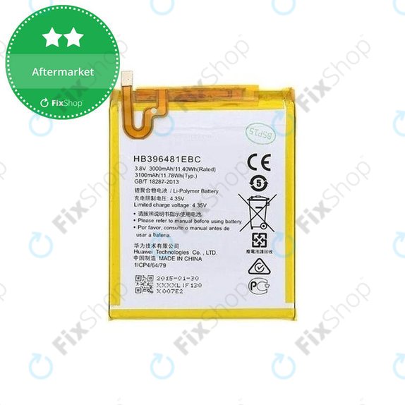 Batteria per Huawei G8, Y6 II, Honor 5X, HB396481EBC, 3100mAh