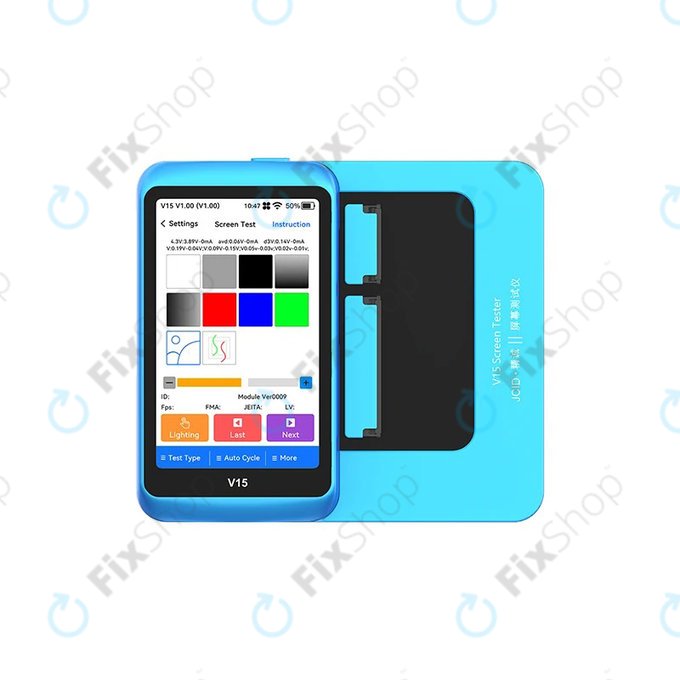 Tester schermo MIPI con test touch (iOS/Android), JC V15