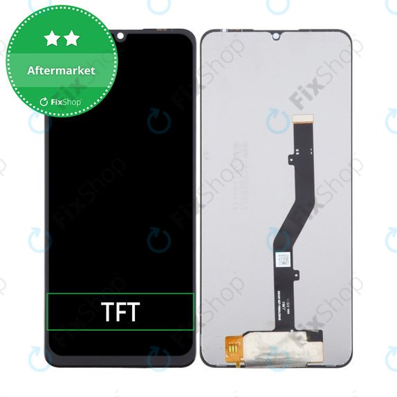 Schermo LCD per ZTE Blade A72s, Vetro touch senza cornice
