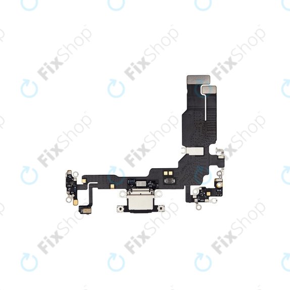 Connettore di ricarica con Cavo flex per iPhone 15, Black