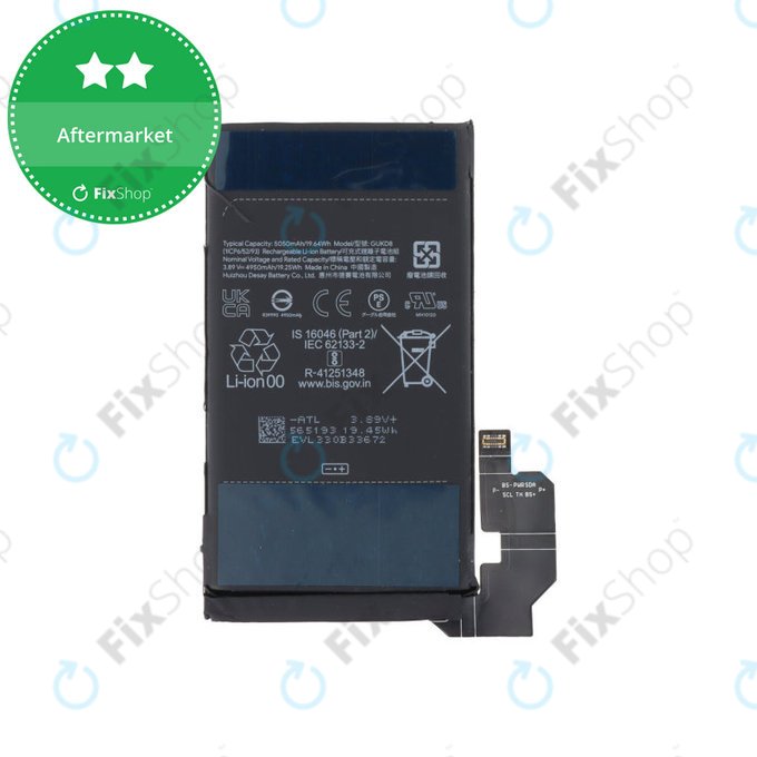 Batteria per Google Pixel 8 Pro, GUKD8, 5050mAh