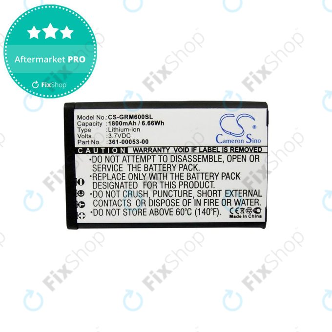 Batteria per Garmin Alpha 200, Montana 600t Camo, 361-00053-00, Li-Ion, 1800mAh, 3.7V, HQ