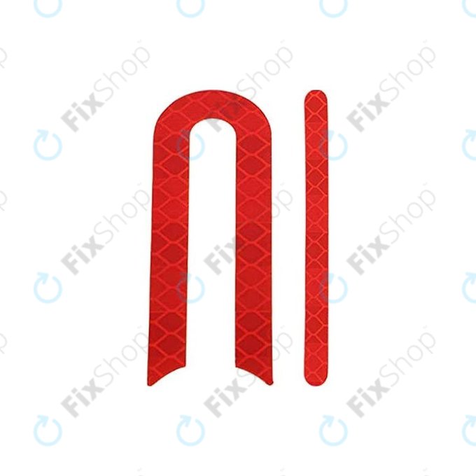 Set completo adesivi riflettenti per Xiaomi Mi Electric Scooter 2 M365, Red