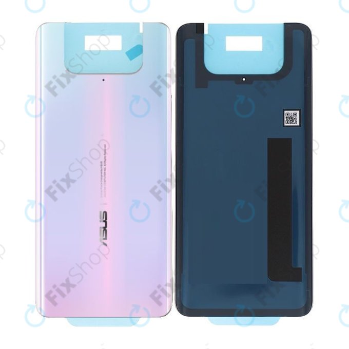 Cover batteria per Asus Zenfone 7 ZS670KS, Pastel White, 13AI0022AG0101, 13AI0022AG0301, Genuine Service Pack