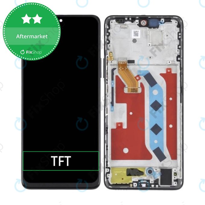 Schermo per Honor Magic4 Lite, Black, Vetro touch con cornice