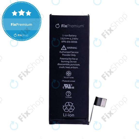 Batteria per iPhone SE, 1624mAh, FixPremium