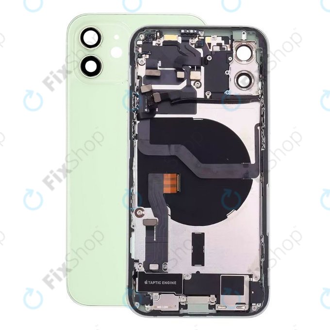 Scocca posteriore con piccoli componenti per iPhone 12, Green