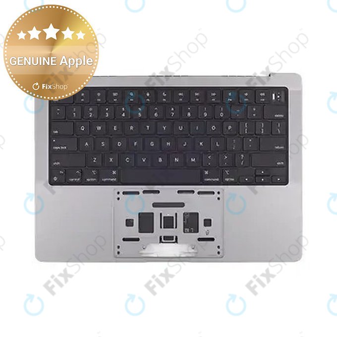 Top case con tastiera US e batteria per MacBook Pro 14", A2918 (2023), Space Gray, 661-35708, Genuine Apple