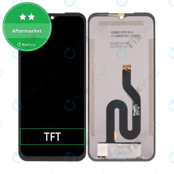 Schermo LCD per Ulefone Armor 12 5G, Vetro touch senza cornice