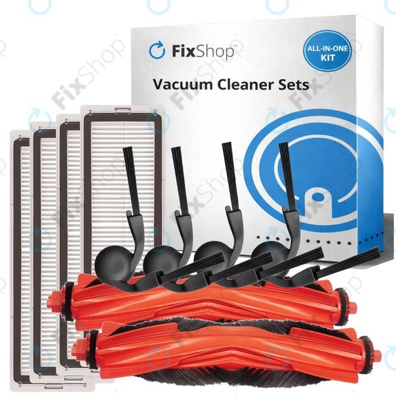 Set di ricambi per Xiaomi Robot Vacuum S40 (2x spazzola principale, 4x filtro, 4x spazzola laterale)