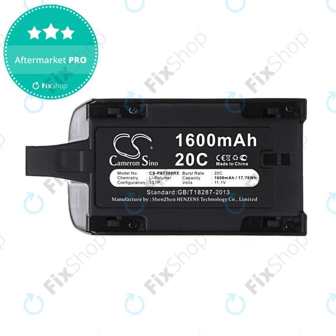 Batteria per Parrot Bebop Drone 3.0, Mini Quadcopter, Li-Pol, 1600mAh, 11.1V, HQ